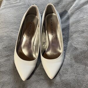 Rampage Women's Elegant White Heels
